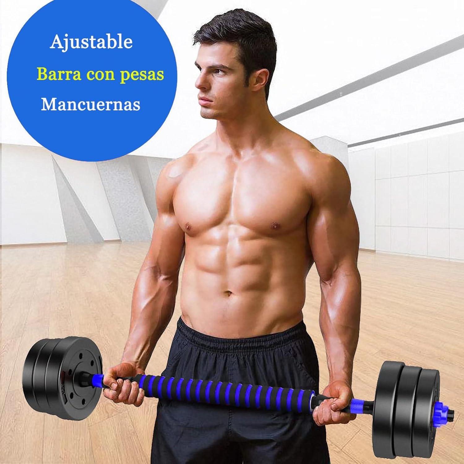Verstellbare Kurzhanteln Schwarz 2er Set 15kg - Fitness Handgewichte