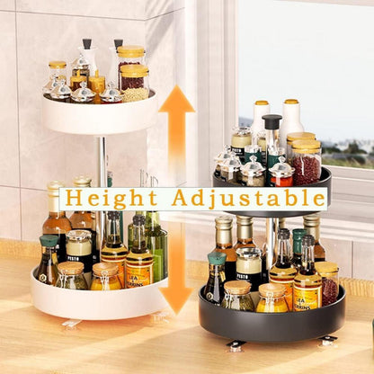 Drehteller Organizer für Küche Badezimmer Höhenverstellbar