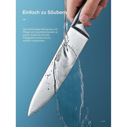Messerblock mit Messer Küchenmesser Set 14 TLG Messer Set