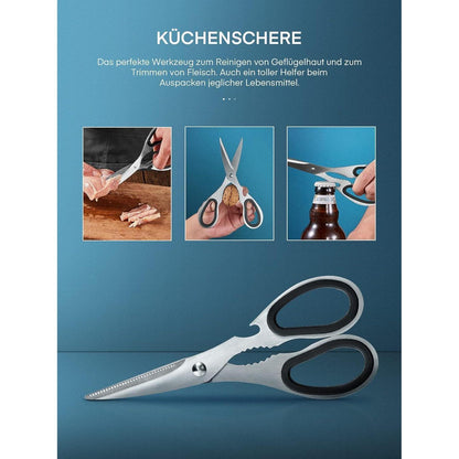 Messerblock mit Messer Küchenmesser Set 14 TLG Messer Set