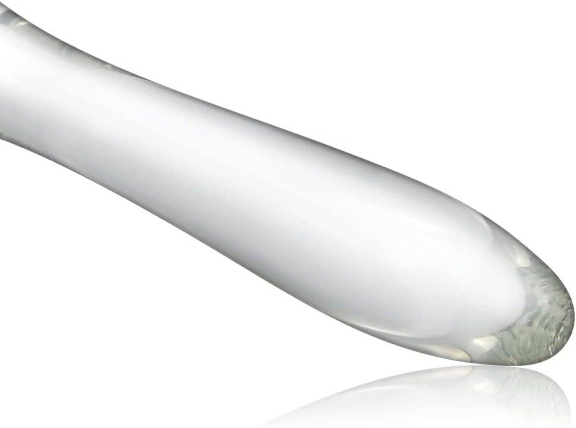 Analplug Glas mit konischem Griff 3 Perlen G-Punkt Prostata Anus