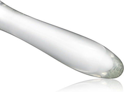 Analplug Glas mit konischem Griff 3 Perlen G-Punkt Prostata Anus