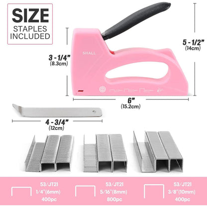 Leichte Heftpistole für Holz & Polster | JT21 Tacker Set
