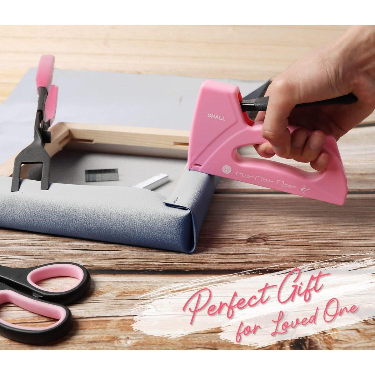 Leichte Heftpistole für Holz & Polster | JT21 Tacker Set