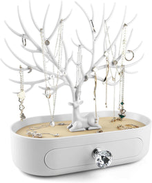 Geweih Hirsch Display Rack Schmuckaufbewahrung Organizer