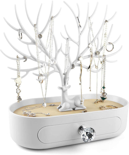 Geweih Hirsch Display Rack Schmuckaufbewahrung Organizer