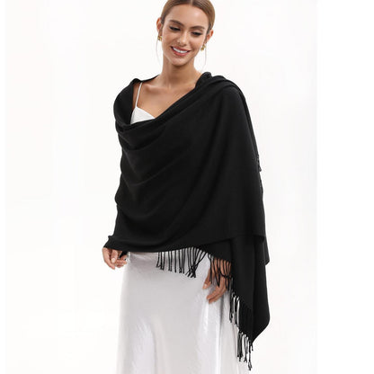Pashmina Schal Damen, weicher Wickel für Abendkleider & mehr