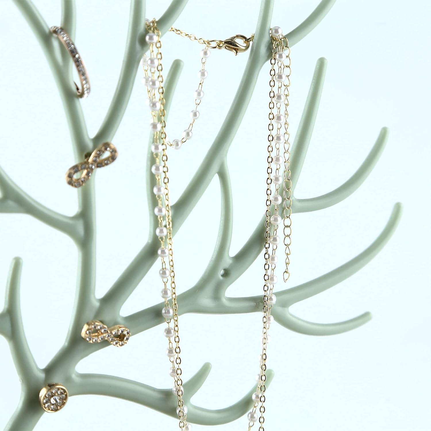 Juwelier-Ständer mit Geweih Ornamenten Schublade Kristallgriff