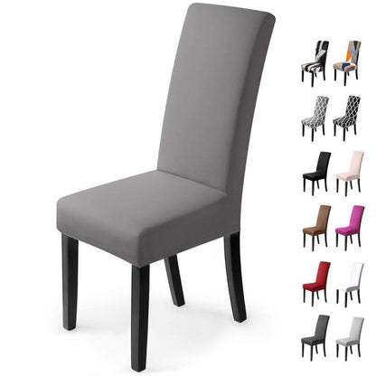 Stuhlhussen 6er-Set Stretchbezüge Taupe – Modern & Pflegeleicht