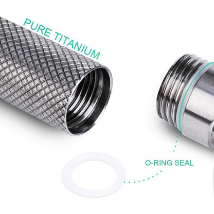 Opret Titan Pillendose Klein Schlüsselanhänger Wasserdicht