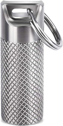 Opret Titan Pillendose Schlüsselanhänger Wasserdicht Leicht für Reisen