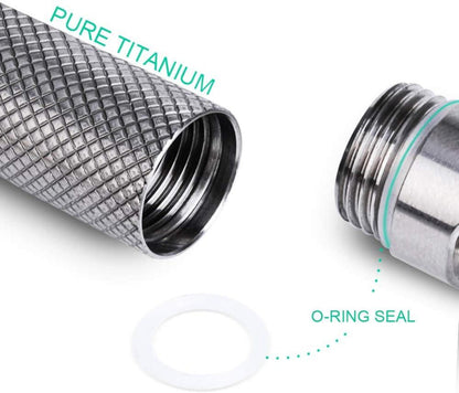 Opret Titan Pillendose Klein Schlüsselanhänger Wasserdicht