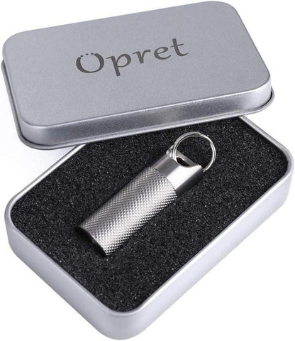 Opret Titan Pillendose Schlüsselanhänger Wasserdicht Leicht Unterwegs