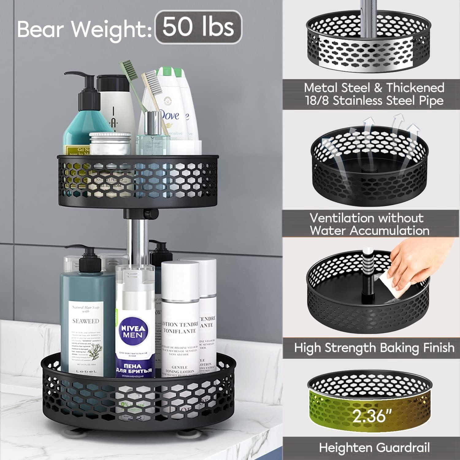 Drehteller Gewürzregal Organizer Küche Kühlschrank Arbeitsplatte