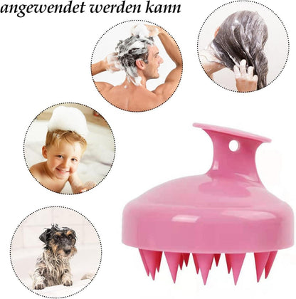 Kopfhaut Massagebürste Silikon Scalp Massager Peeling