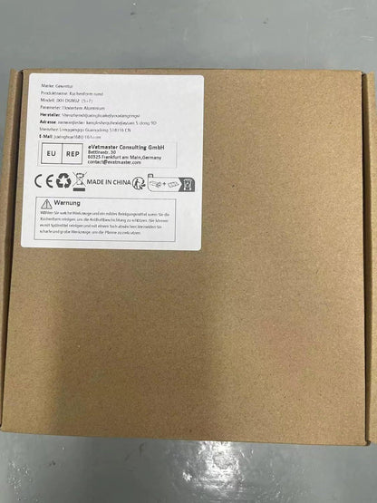 Gesentur Kuchenform Rund Backformen Set Eloxiertes Aluminium Antihaftbeschichtung 2 Größen Silber