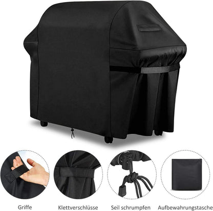 MEELOTOP Grill Abdeckhaube Gasgrill BBQ Cover Wetterfest 150x63x115cm