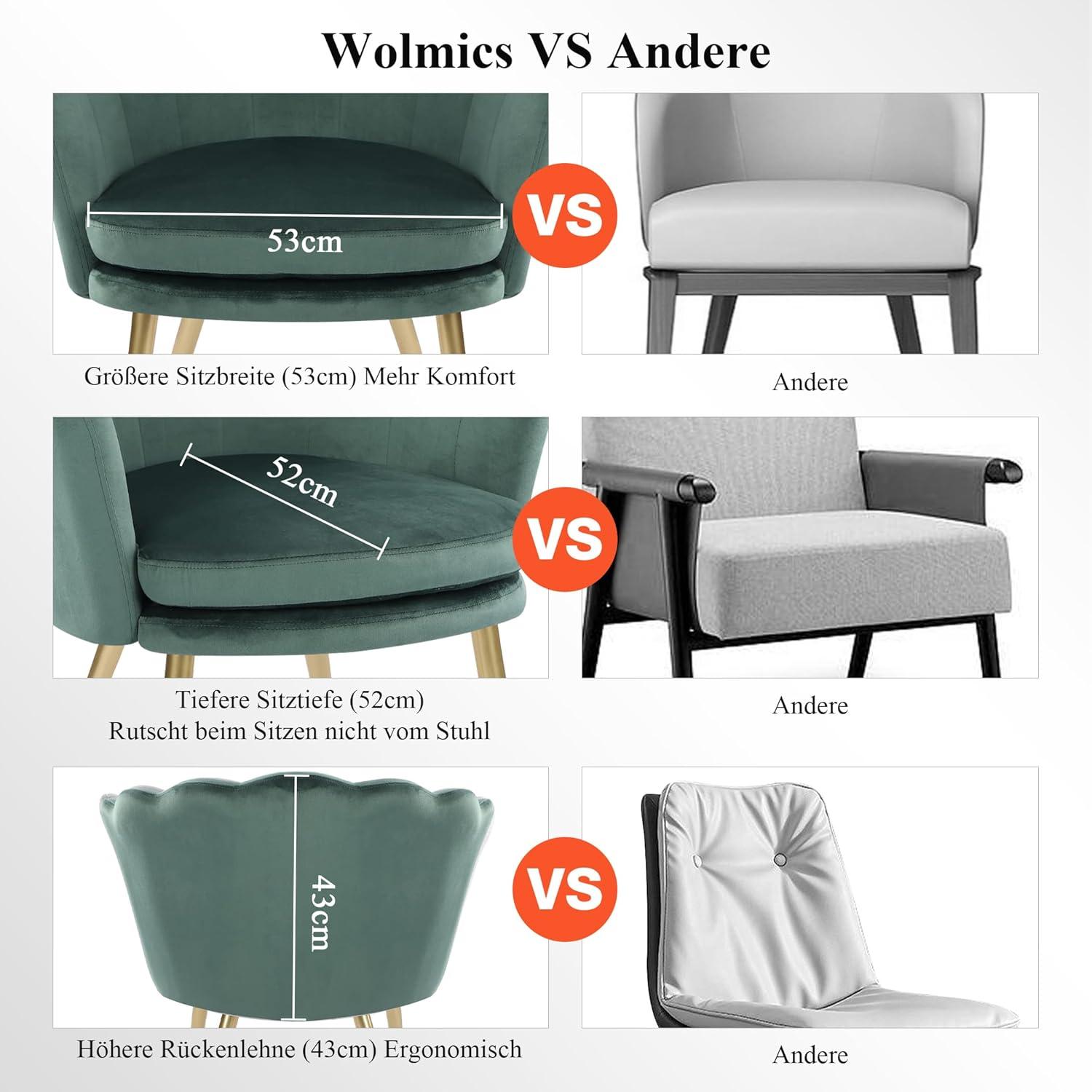 Sessel aus Samt mit Metallbeinen für Wohnzimmer Schlafzimmer