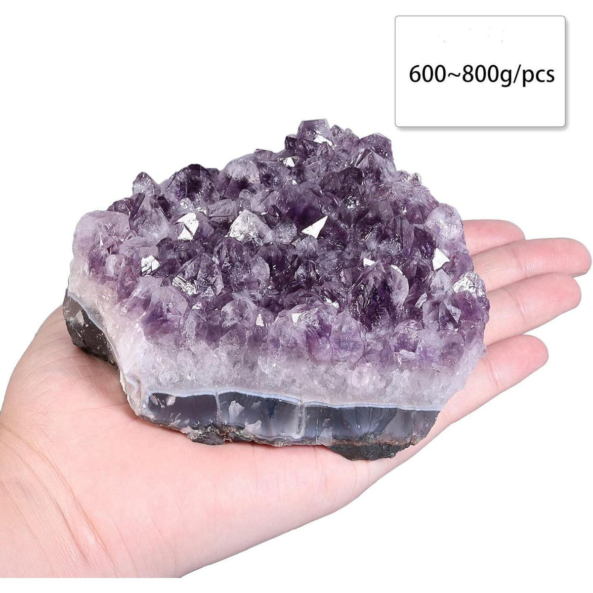 Amethyst Druse XL Schmuckstein mit Geschenkbeutel