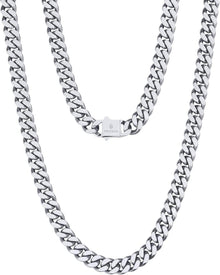 Gold Panzerkette für Männer Hip Hop Cuban Link Chain 8/12/14mm