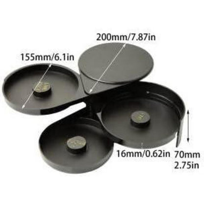 Glas Rimmer 3-Stufig Bar Zubehör Cocktail-Werkzeug für Salz