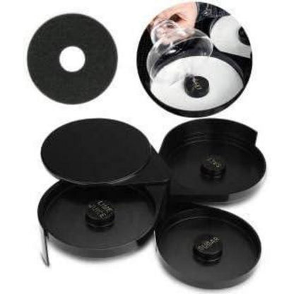 Glas Rimmer 3-Stufig Bar Zubehör Cocktail-Werkzeug für Salz