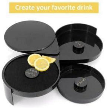 Glas Rimmer 3-Stufig Bar Zubehör Cocktail-Werkzeug für Salz