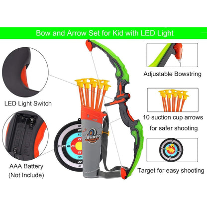 Pfeil und Bogen Kinder Outdoor Spielzeug Bogenschießen Set