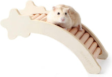 Hamster-Kletterleiter Holz Brückendekoration Rennmäuse Mäuse Tiere