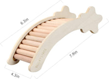 Hamster Kletterleiter Holz Spielzeug Brücke für kleine Tiere