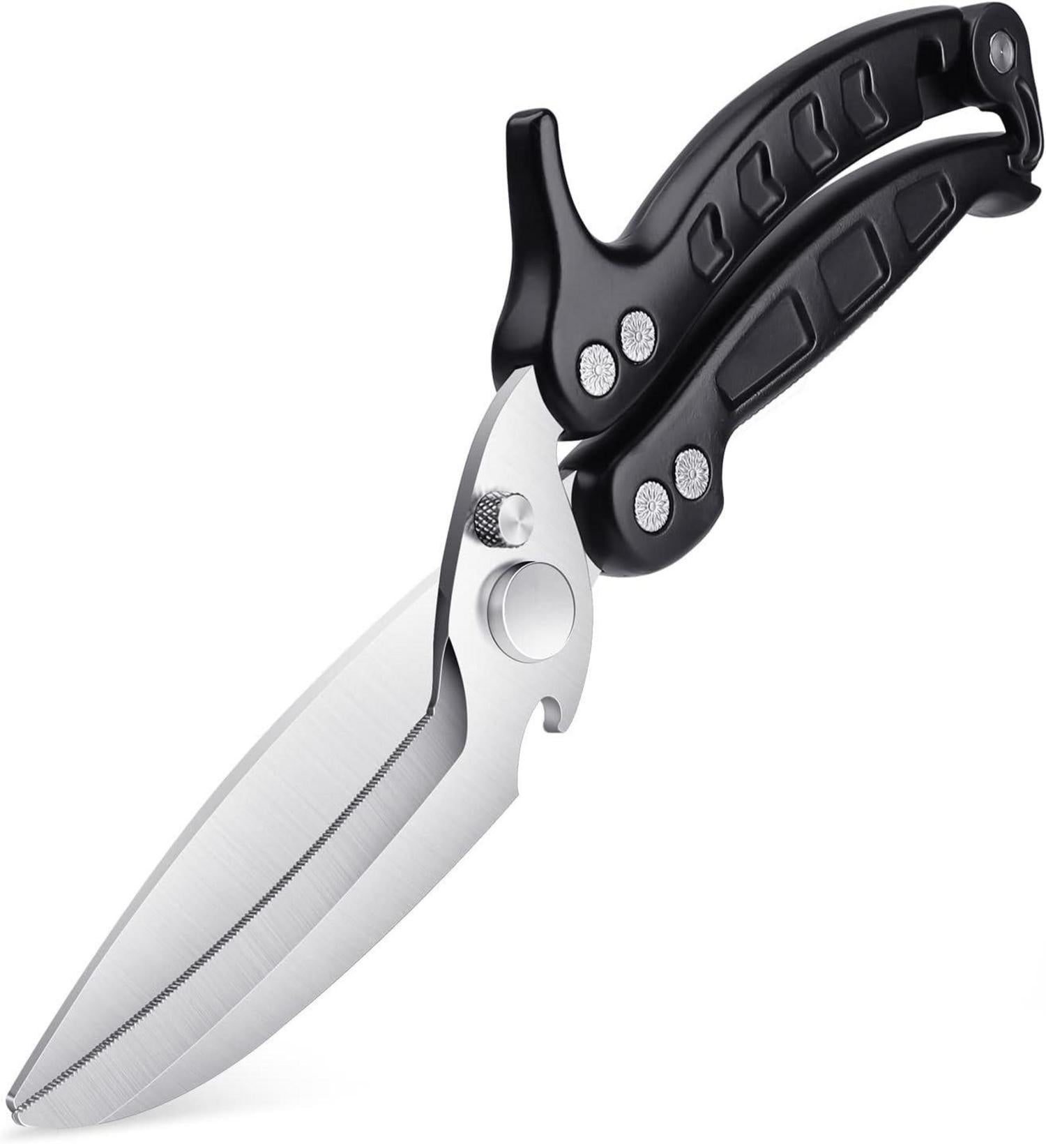 Geflügelschere Abnehmbar Fleischschere Knochenschere Schwarz