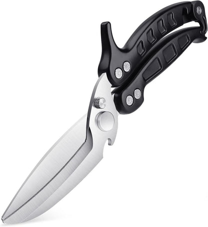 Geflügelschere Abnehmbar Fleischschere Knochenschere Schwarz