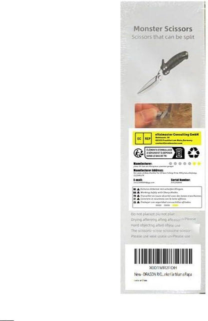 DRAGON RIOT Geflügelschere, Fleischschere, Küchenschere Schwarz Weihnachtsgeschenk
