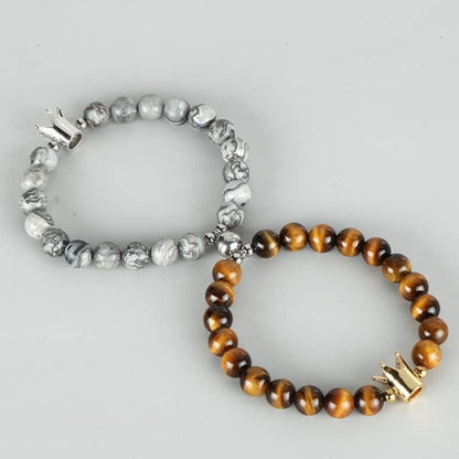 8mm Natürliche Edelsteinperlen - 200 Stück zum Schmuck Basteln