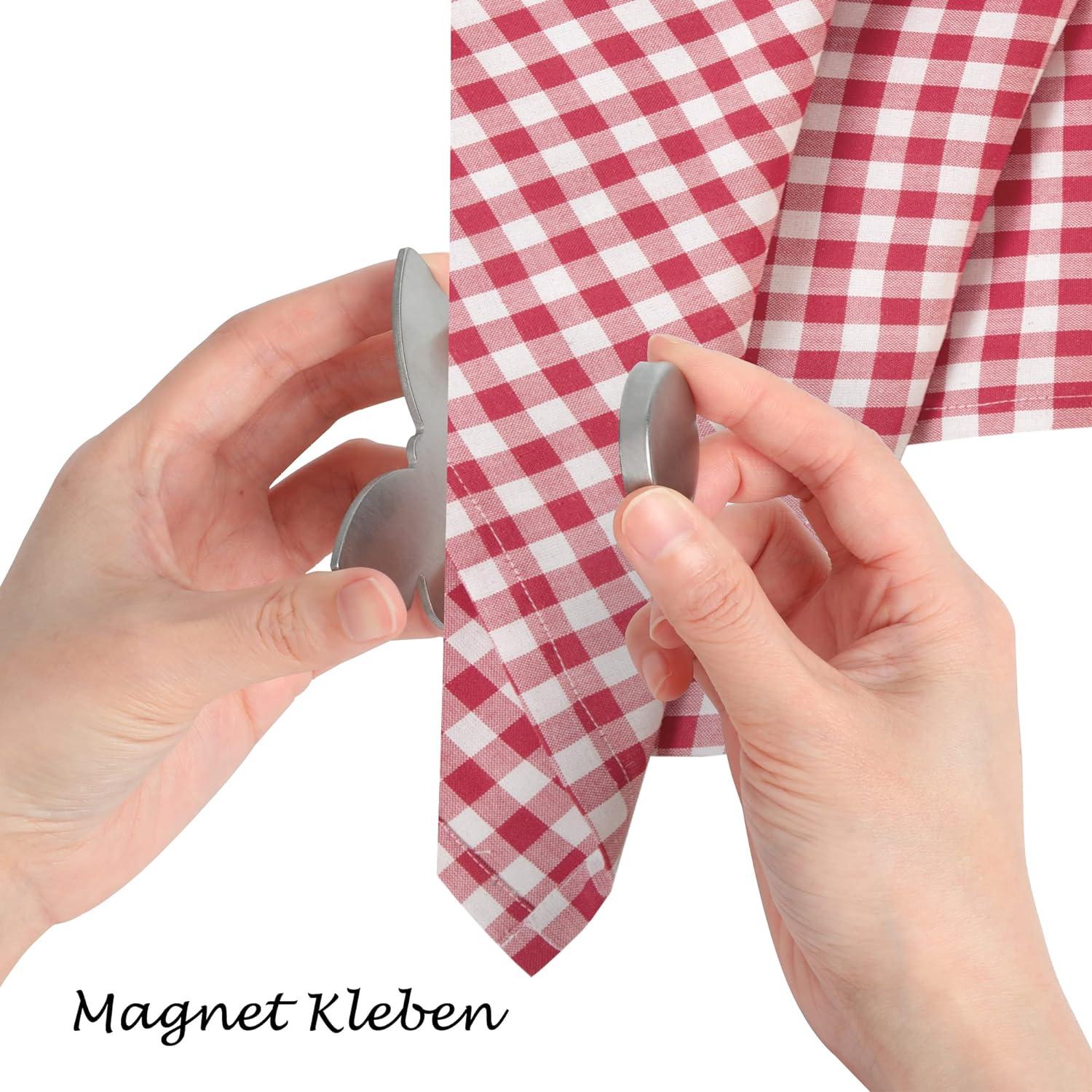 Tischdeckenbeschwerer Magnet Schmetterling 8er Set 55g - Extra schwer für