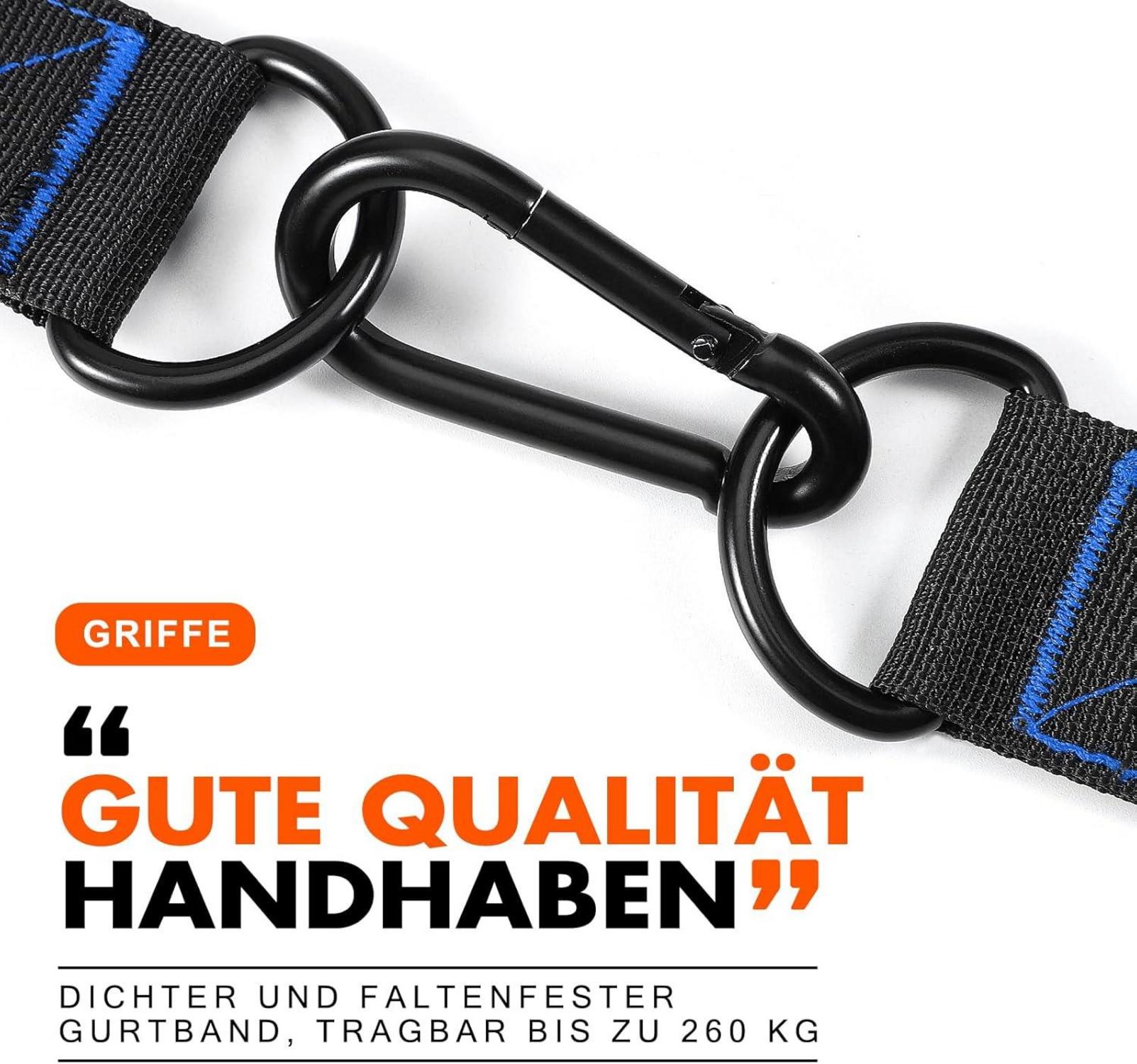 Fitnessband Griffe Widerstandsbänder Krafttraining Cardio-Training