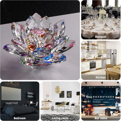 Kristall Lotusblume Blume Kristallglas Hochzeit Dekoration