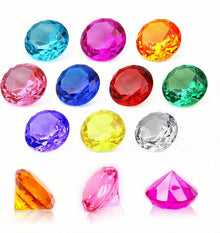 Kinder Diamant Acryl Edelstein Spielzeug 10er Set 4cm