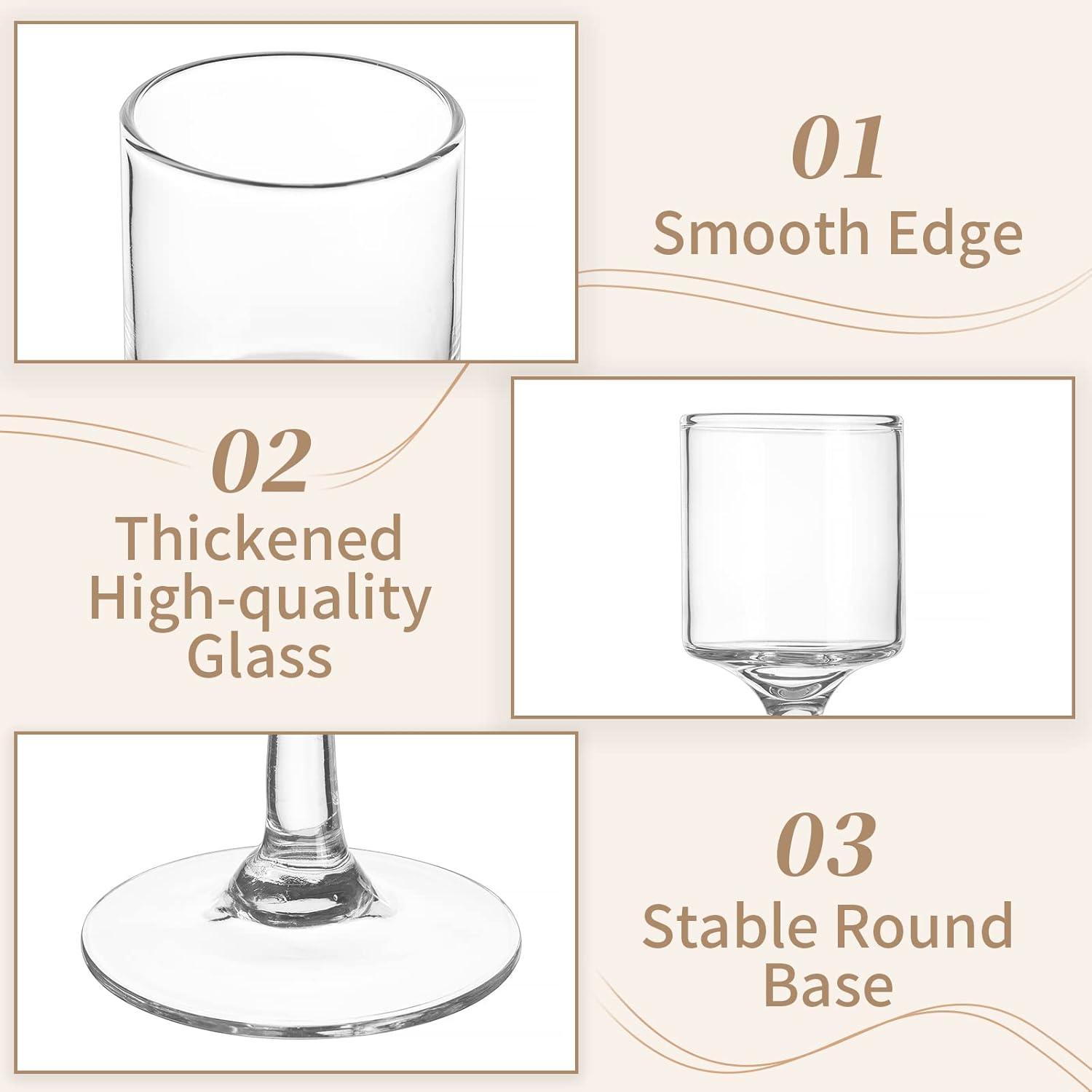 Teelichthalter Glas Kerzenständer Hochzeit Deko 6er Set