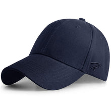 Baumwoll Baseball Cap Verstellbar Blau