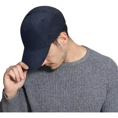 Baumwoll Baseball Cap Verstellbar Blau