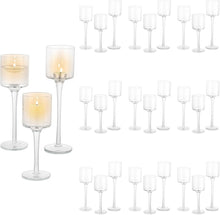 30-teiliger Teelichthalter Glas für Hochzeit Party Deko
