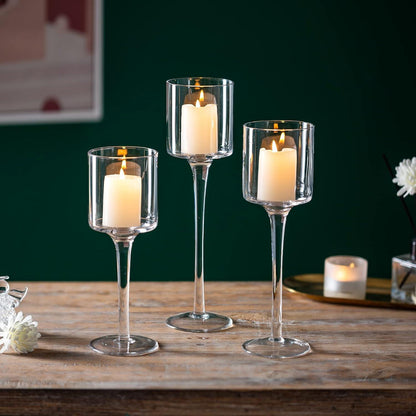 30-teiliger Teelichthalter Glas für Hochzeit Party Deko
