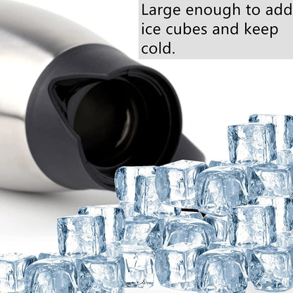 Isolierkanne 2L Edelstahl Thermos Quick Tip Kaffee Tee Gold