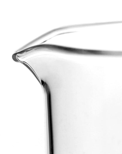 Messbecher Glas 5ml 10ml 25ml 50ml 100ml Set Labor Küche QWORK® 5stk