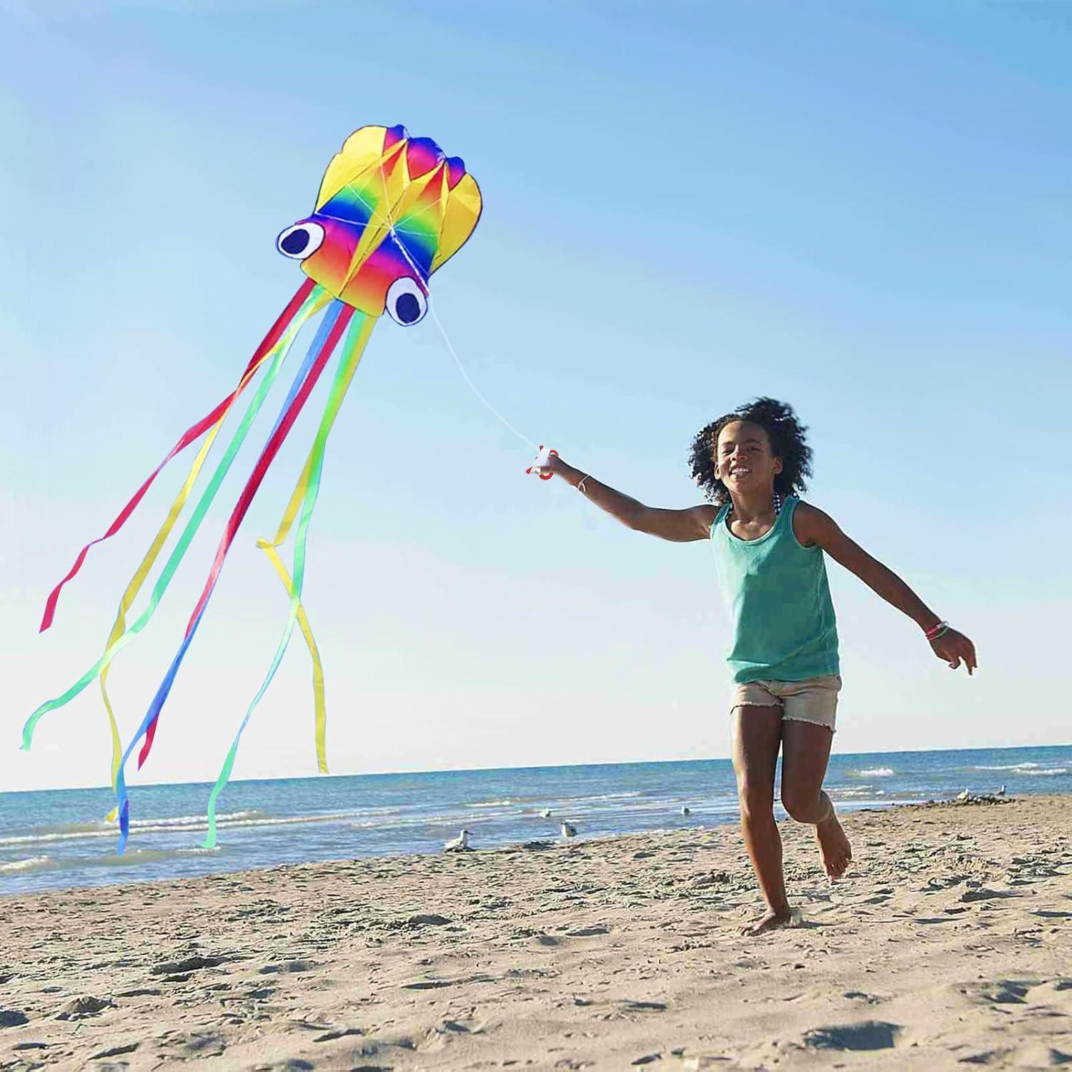 Großer Oktopus-Drachen Kinder Strandparks Geschenk Jungen Mädchen