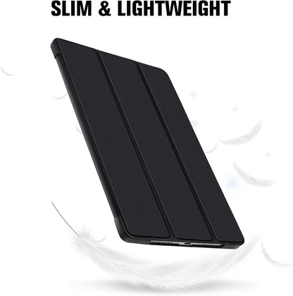 Schwarze PU Leder Schutzhülle für Lenovo Tab M10 Plus 10,6 Zoll