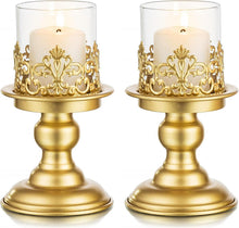Moderne Goldene Kerzenständer Set für Tischdeko Wohnzimmer Weihnachten