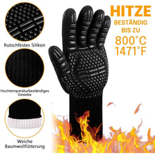 Grillhandschuhe Hitzebeständig 800°C L/XL/XXL Grill Zubehör