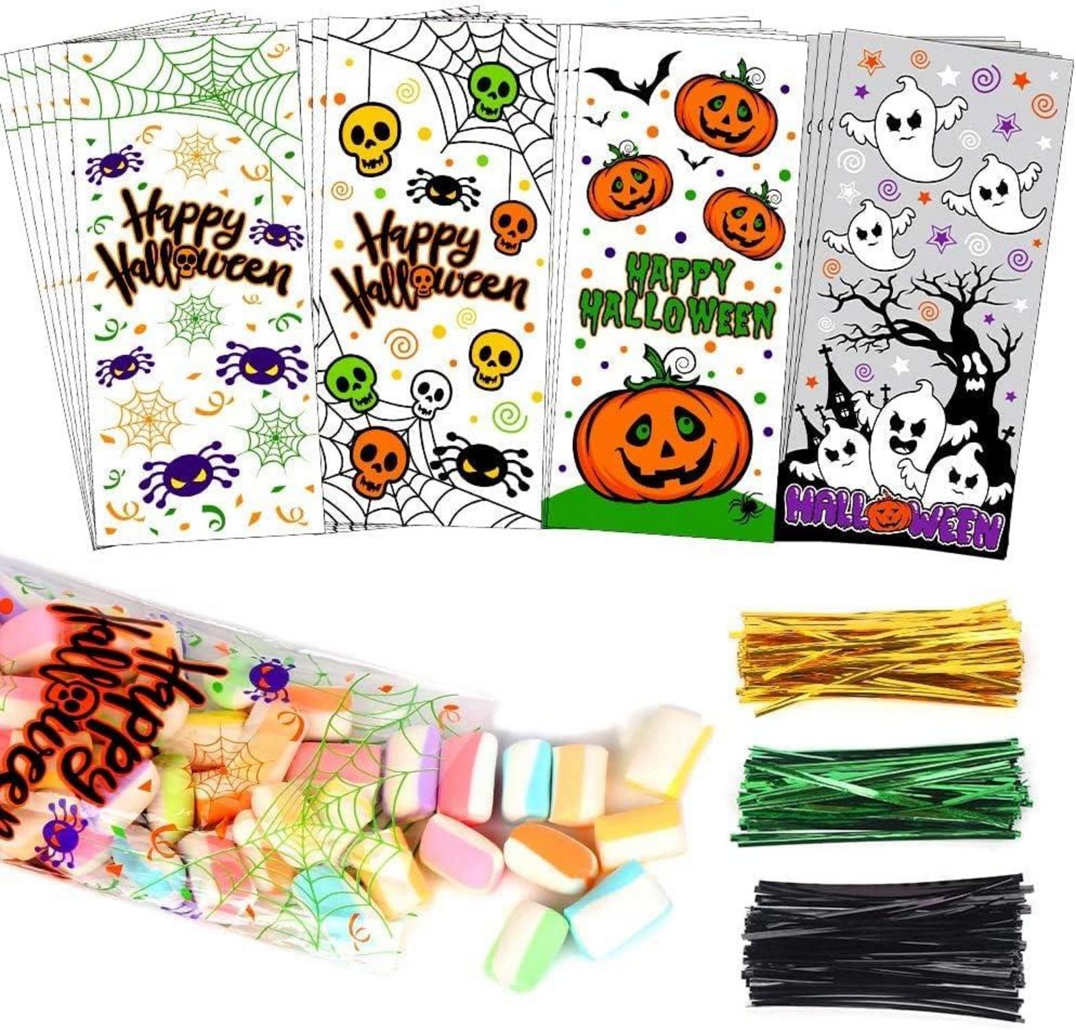 Halloween Cellophantüten 200 Stück für